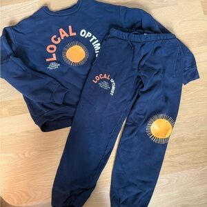 Madhappy Navy and Orange Sweatshirt